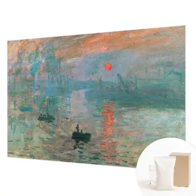 Vlies fotobehang met een havenlandschap als print
