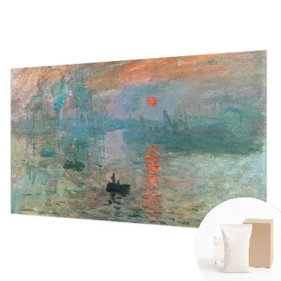 Vlies fotobehang met een havenlandschap als print