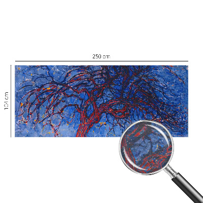 Vlies fotobehang op maat Vlammenboom