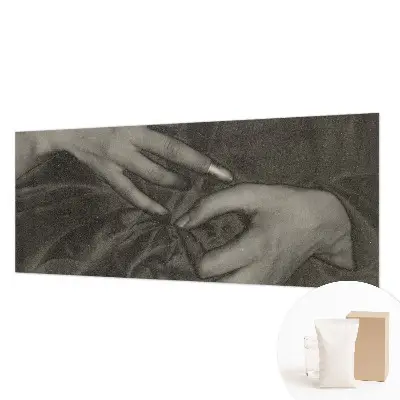 Fotobehang vliesbehang met een motief van handen