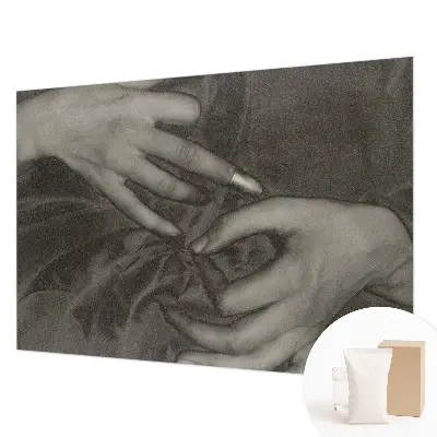 Fotobehang vliesbehang met een motief van handen