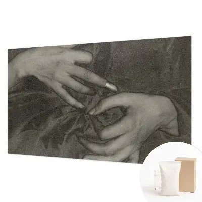 Fotobehang vliesbehang met een motief van handen