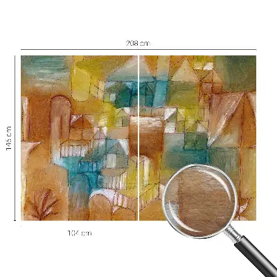 Fotobehang op maat met geometrische structuren