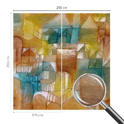 Fotobehang op maat met geometrische structuren