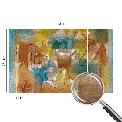 Fotobehang op maat met geometrische structuren