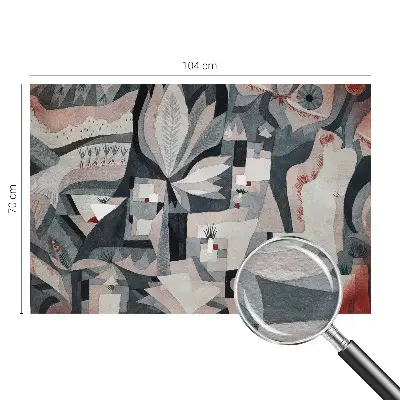 Foto behang op maat met een abstracte natuuropname