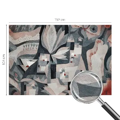 Foto behang op maat met een abstracte natuuropname