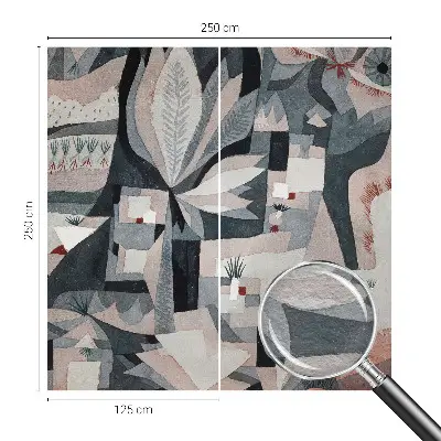 Foto behang op maat met een abstracte natuuropname