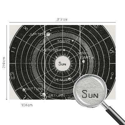 Fotobehang naadloos Kosmisch diagram