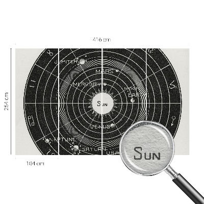 Fotobehang naadloos Kosmisch diagram
