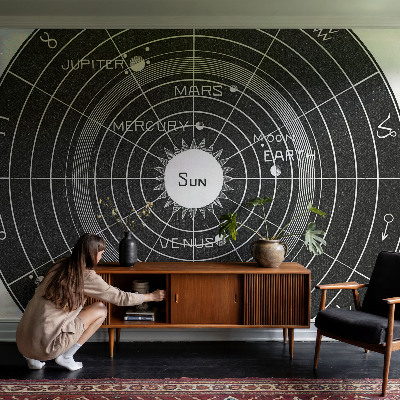 Fotobehang naadloos Kosmisch diagram