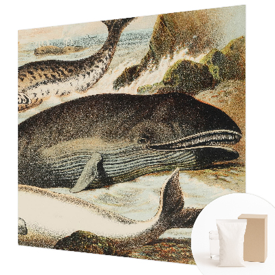 Fotobehang woonkamer met het motief 'Zeereuzen' voor in de woonkamer
