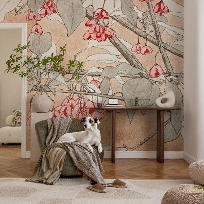 Naadloos fotobehang Bloemenharmonie