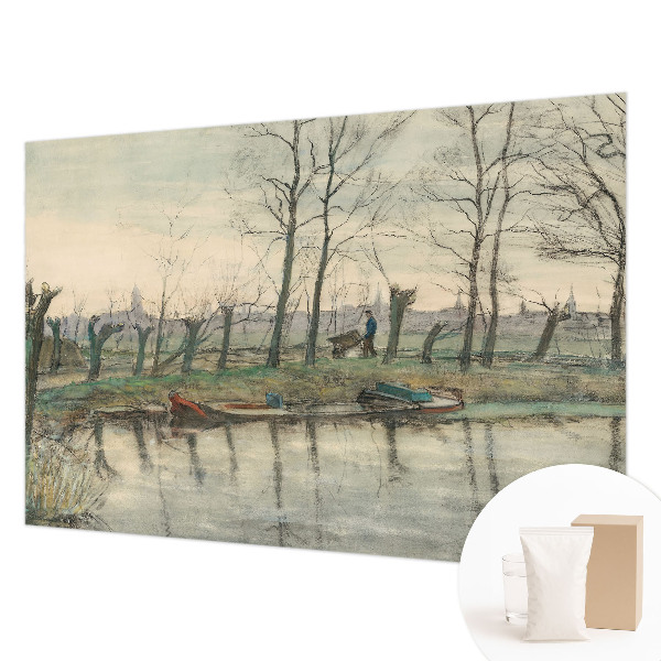 Fotobehang voor slaapkamer Winterlandschap