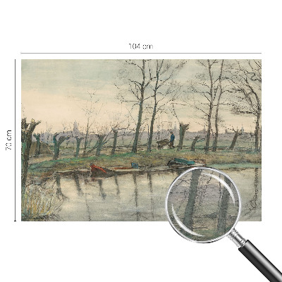 Fotobehang voor slaapkamer Winterlandschap