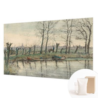 Fotobehang voor slaapkamer Winterlandschap