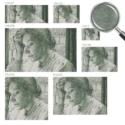 Fotobehang voor de slaapkamer met de afbeelding van een reflecterende vrouw