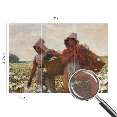 Modern fotobehang voor de woonkamer Werken in het veld