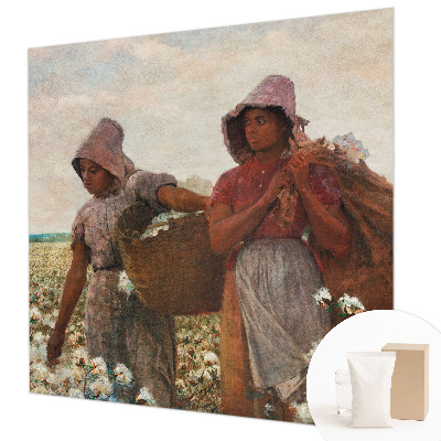 Modern fotobehang voor de woonkamer Werken in het veld