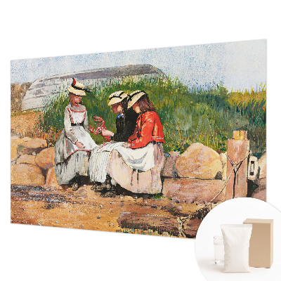 Hoogwaardig fotobehang met een zomervakantie-motiv