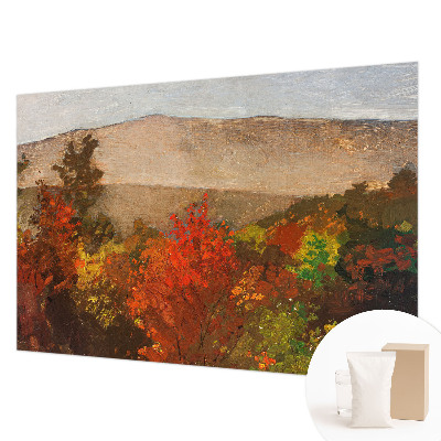 Premium fotobehang met een herfstpanorama