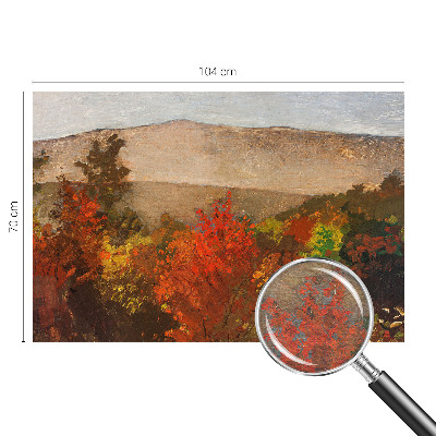 Premium fotobehang met een herfstpanorama