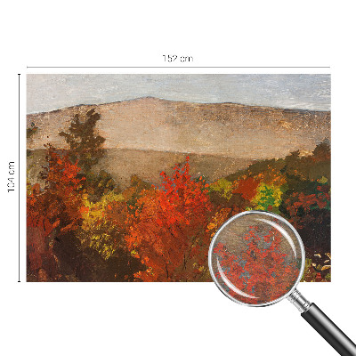 Premium fotobehang met een herfstpanorama
