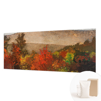 Premium fotobehang met een herfstpanorama