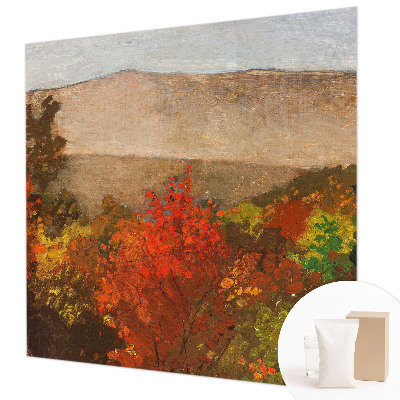 Premium fotobehang met een herfstpanorama