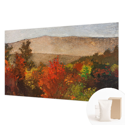Premium fotobehang met een herfstpanorama