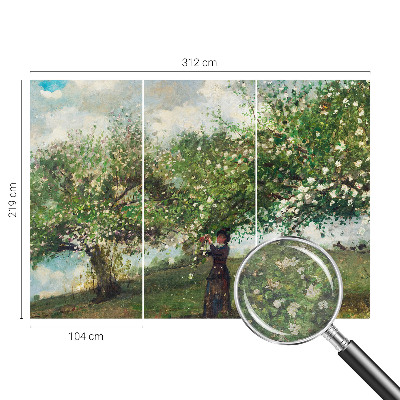 Kwalitatief fotobehang Lentetafereel