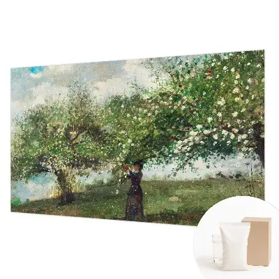 Kwalitatief fotobehang met een lentetafereel