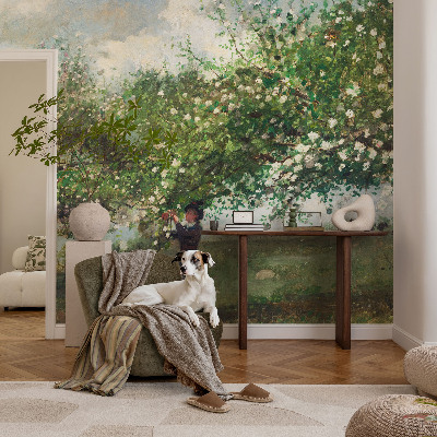 Kwalitatief fotobehang Lentetafereel