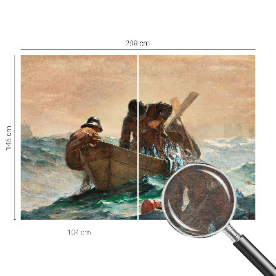 Sfeervol fotobehang met een zeeavontuur-motief