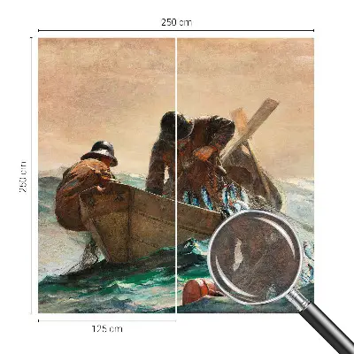 Sfeervol fotobehang met een zeeavontuur-motief