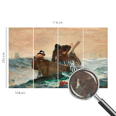 Sfeervol fotobehang met een zeeavontuur-motief