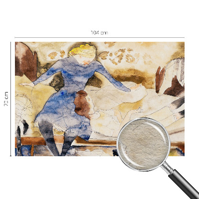 Uniek fotobehang Vrouwelijke vrede