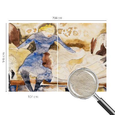 Uniek fotobehang Vrouwelijke vrede