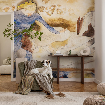 Uniek fotobehang Vrouwelijke vrede