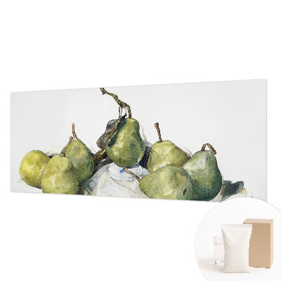 Groot fotobehang met aquarelperen