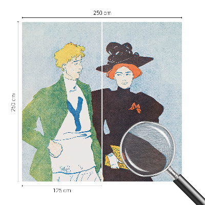 Vliesbehang fotobehang Retro stijl