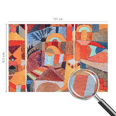 Fotobehang vlies met een kleurrijk mozaïekmotief