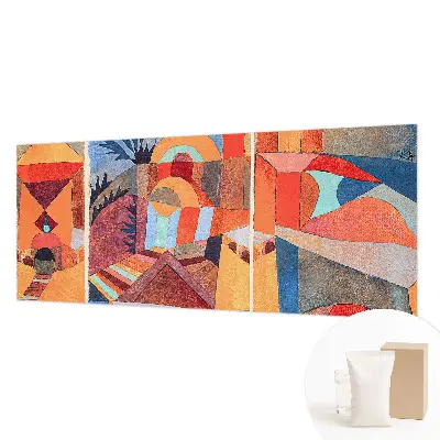 Fotobehang vlies met een kleurrijk mozaïekmotief