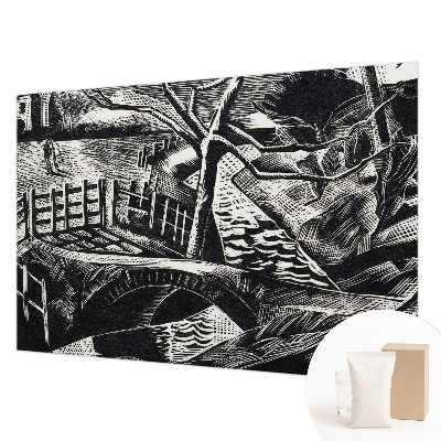 Fotobehang vliesbehang Architectonisch landschap