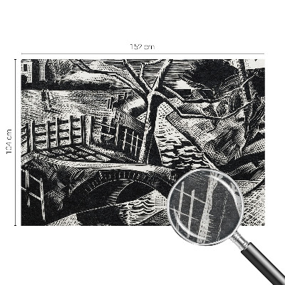 Fotobehang vliesbehang Architectonisch landschap