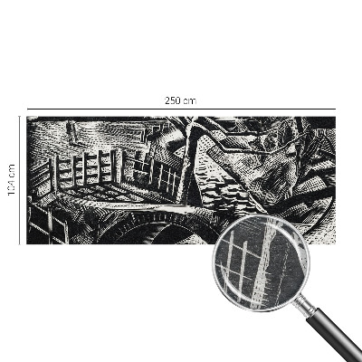 Fotobehang vliesbehang Architectonisch landschap