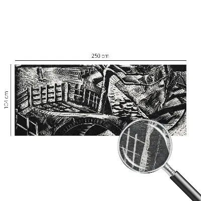Fotobehang vliesbehang met een architectonisch landschap