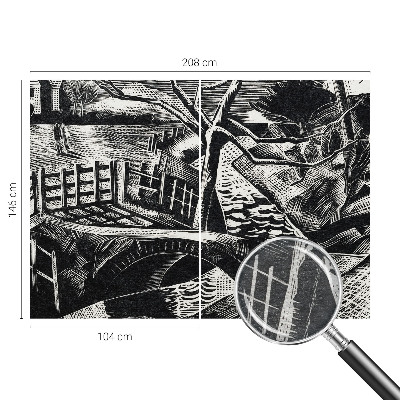 Fotobehang vliesbehang Architectonisch landschap