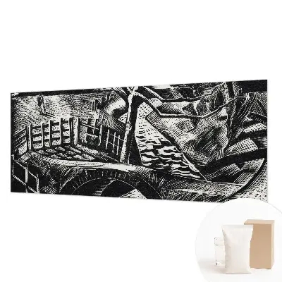 Fotobehang vliesbehang met een architectonisch landschap