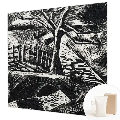 Fotobehang vliesbehang met een architectonisch landschap